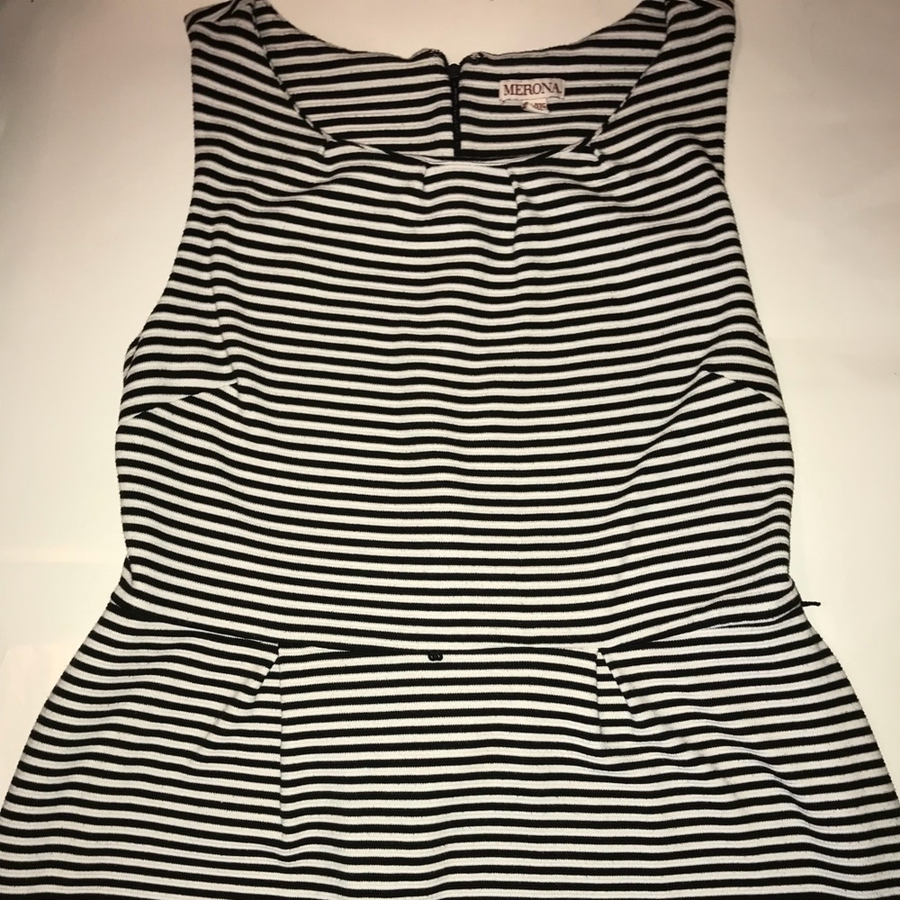 Black and white dress